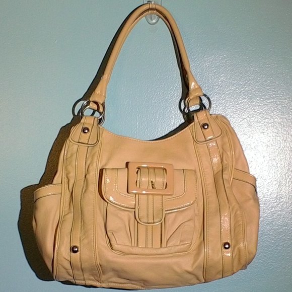 Mondani New York beige shoulder purse - Picture 1 of 4